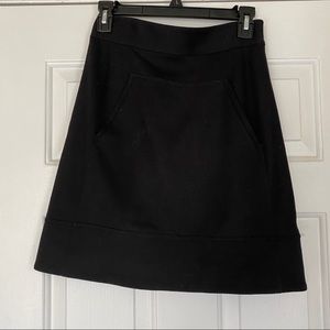 DVF Kawa Wool Mini Skirt w/ Front Pocket